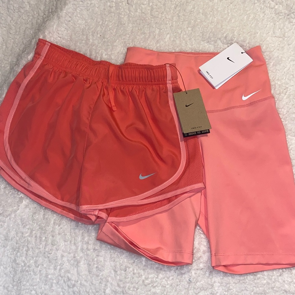 Nike Women’s Running Shorts and Bike Spandex NEW Pink Nike Training XS